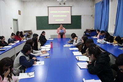 张韵笛同学作为党代表分享参加党代会的心得